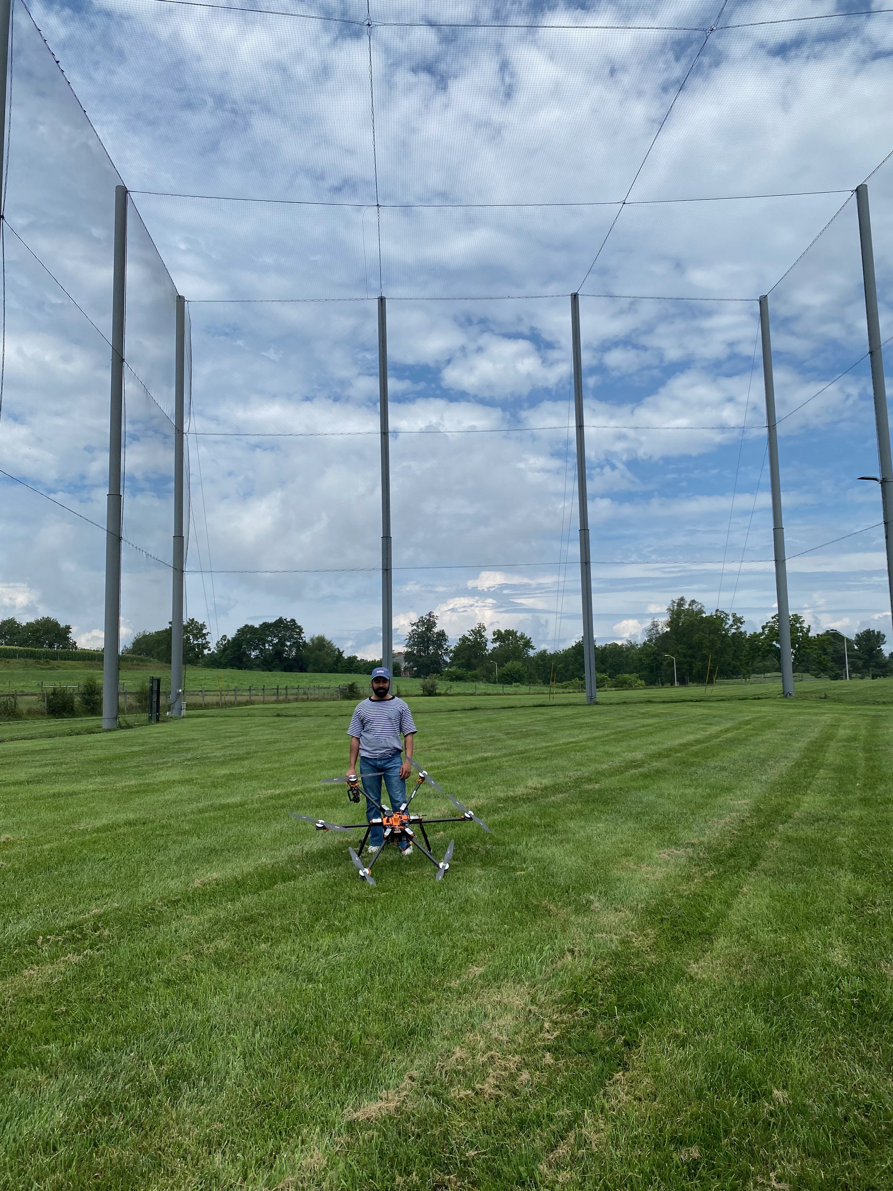 Hexacopter flight test
